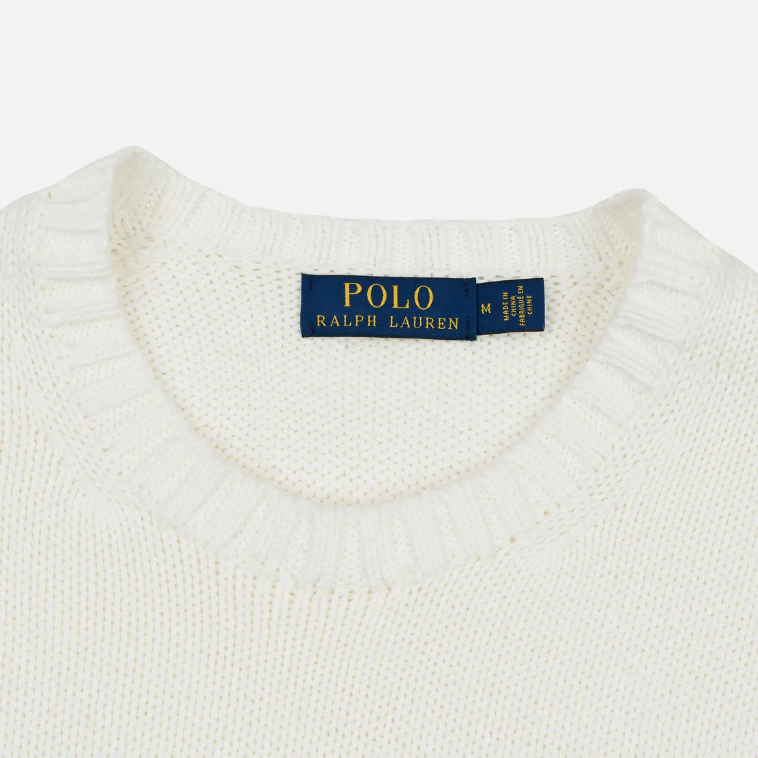 Polo Ralph Lauren Мужской свитер Classic Logo Cotton Crew Neck