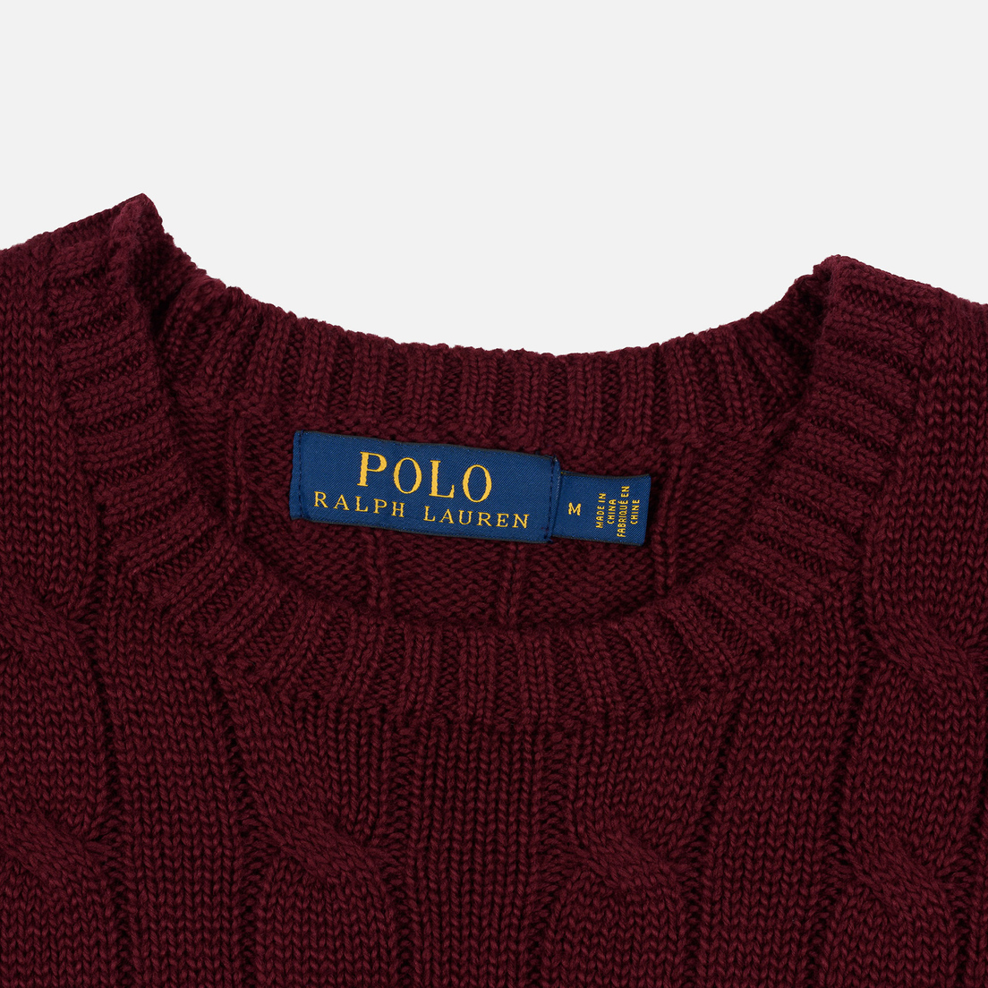 Polo Ralph Lauren Мужской свитер Crew Neck Cable Knit