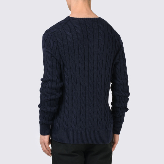 Мужской свитер Polo Ralph Lauren Driver Cotton Cable Hunter Navy