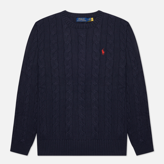 Мужской свитер Polo Ralph Lauren Driver Cotton Cable Hunter Navy