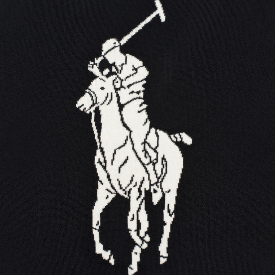 Мужской свитер Polo Ralph Lauren Loryelle Wool Big Polo Pony Black/Cream