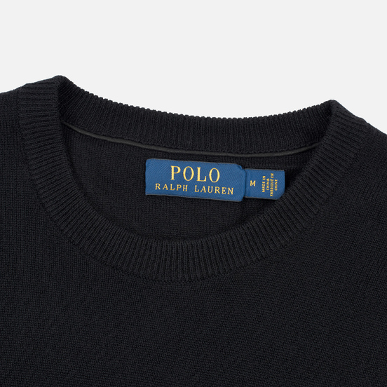 Мужской свитер Polo Ralph Lauren Loryelle Wool Big Polo Pony Black/Cream