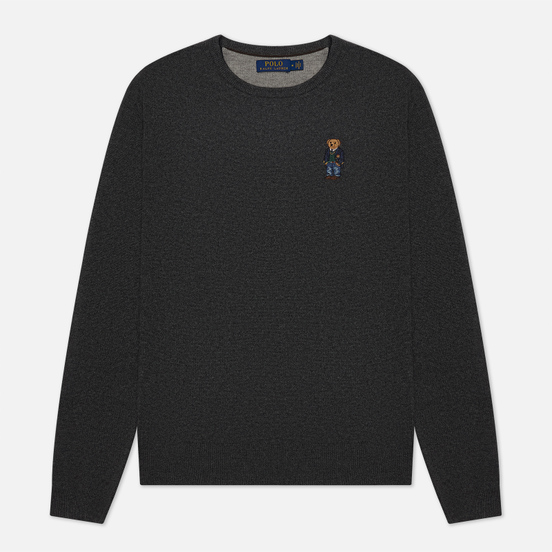 Мужской свитер Polo Ralph Lauren Polo Bear Merino Wool Dark Charcoal Heather