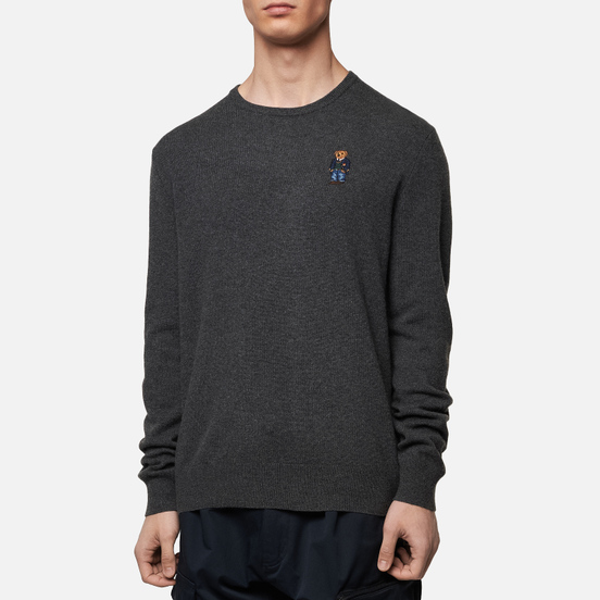 Мужской свитер Polo Ralph Lauren Polo Bear Merino Wool Dark Charcoal Heather