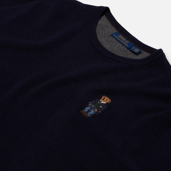 Мужской свитер Polo Ralph Lauren Polo Bear Merino Wool Hunter Navy