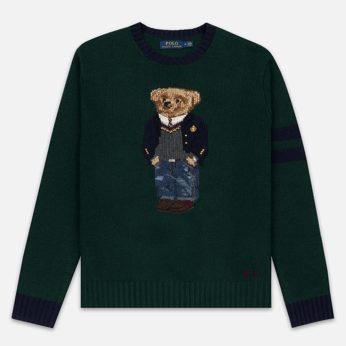 Polo Ralph Lauren Мужской свитер Preppy Bear Wool Blend