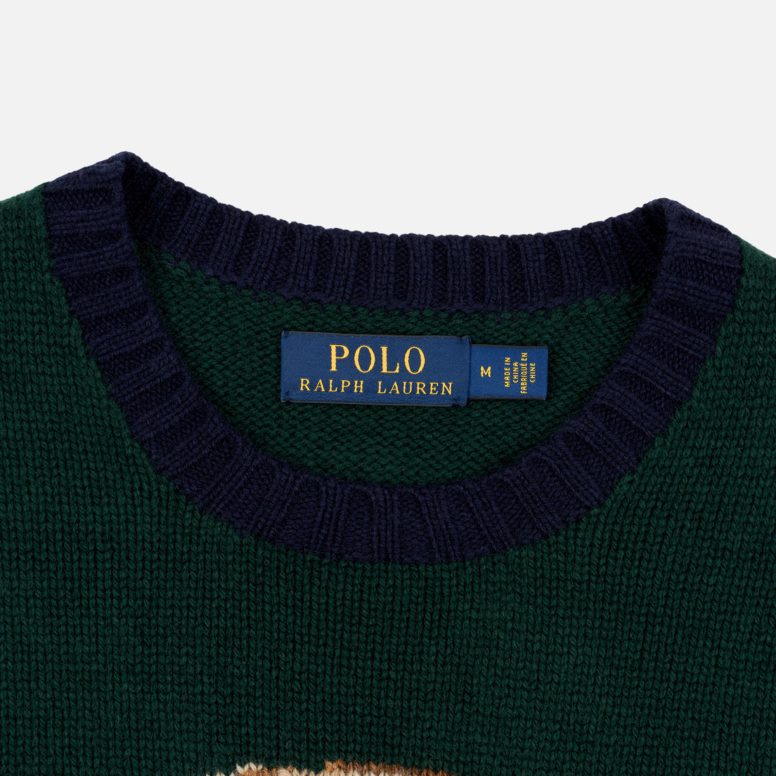 Polo Ralph Lauren Мужской свитер Preppy Bear Wool Blend