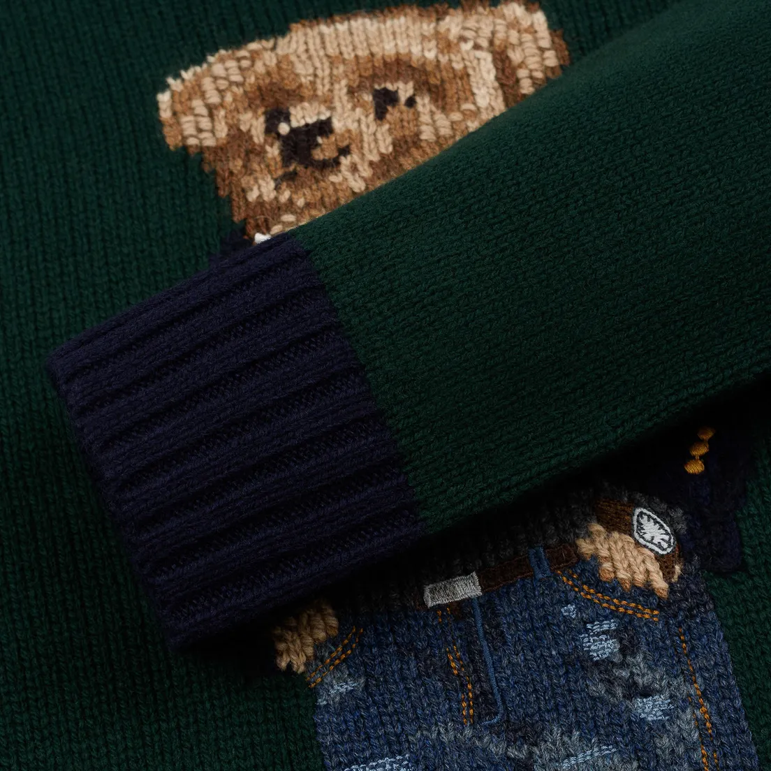 Polo Ralph Lauren Мужской свитер Preppy Bear Wool Blend