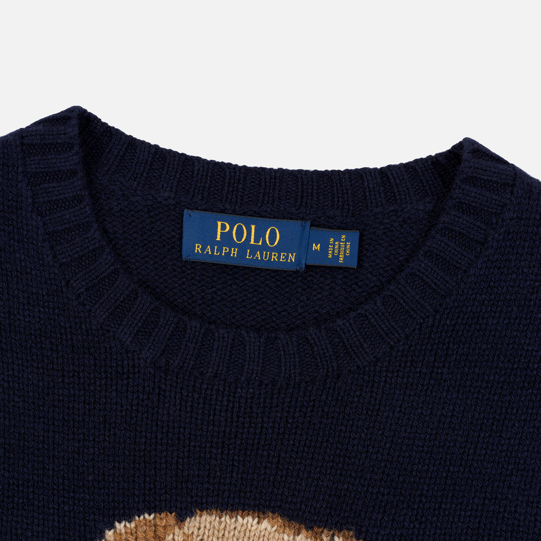 Polo Ralph Lauren Мужской свитер USA Polo Bear Wool Blend