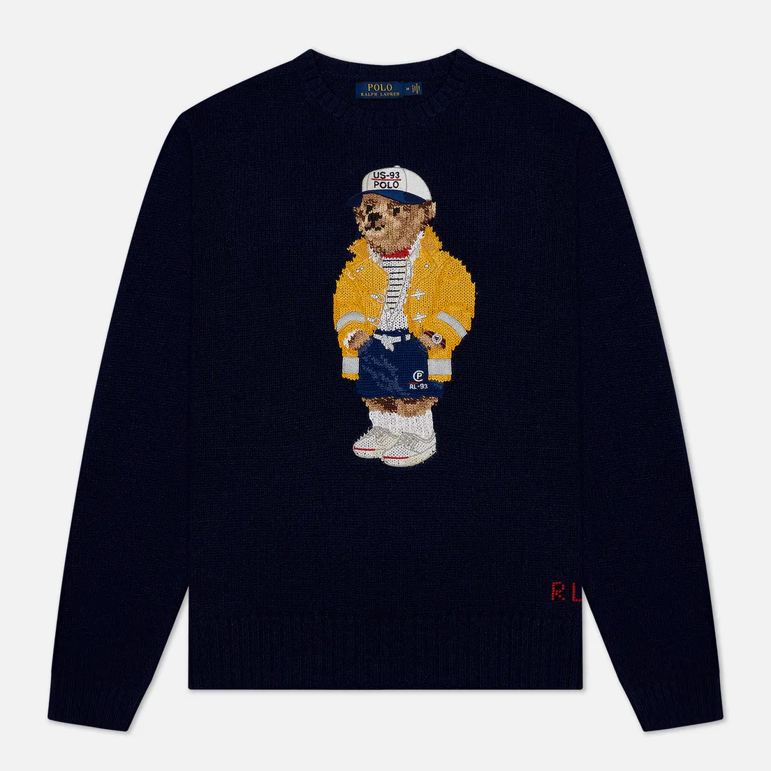 Polo Ralph Lauren Мужской свитер Yachting Bear Cotton Blend