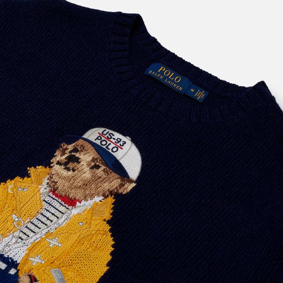 Polo Ralph Lauren Мужской свитер Yachting Bear Cotton Blend