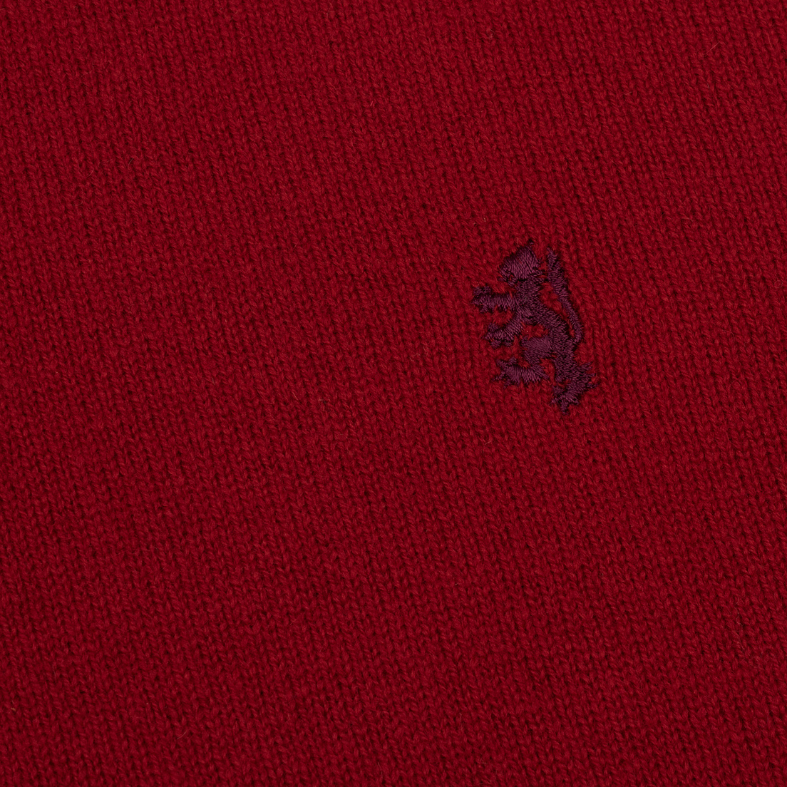 Pringle of Scotland Мужской свитер Embroidered Lion Lambswool