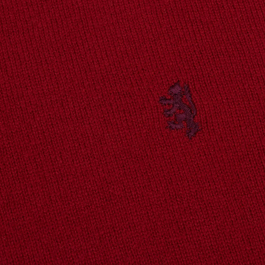 Pringle of Scotland Мужской свитер Embroidered Lion Lambswool