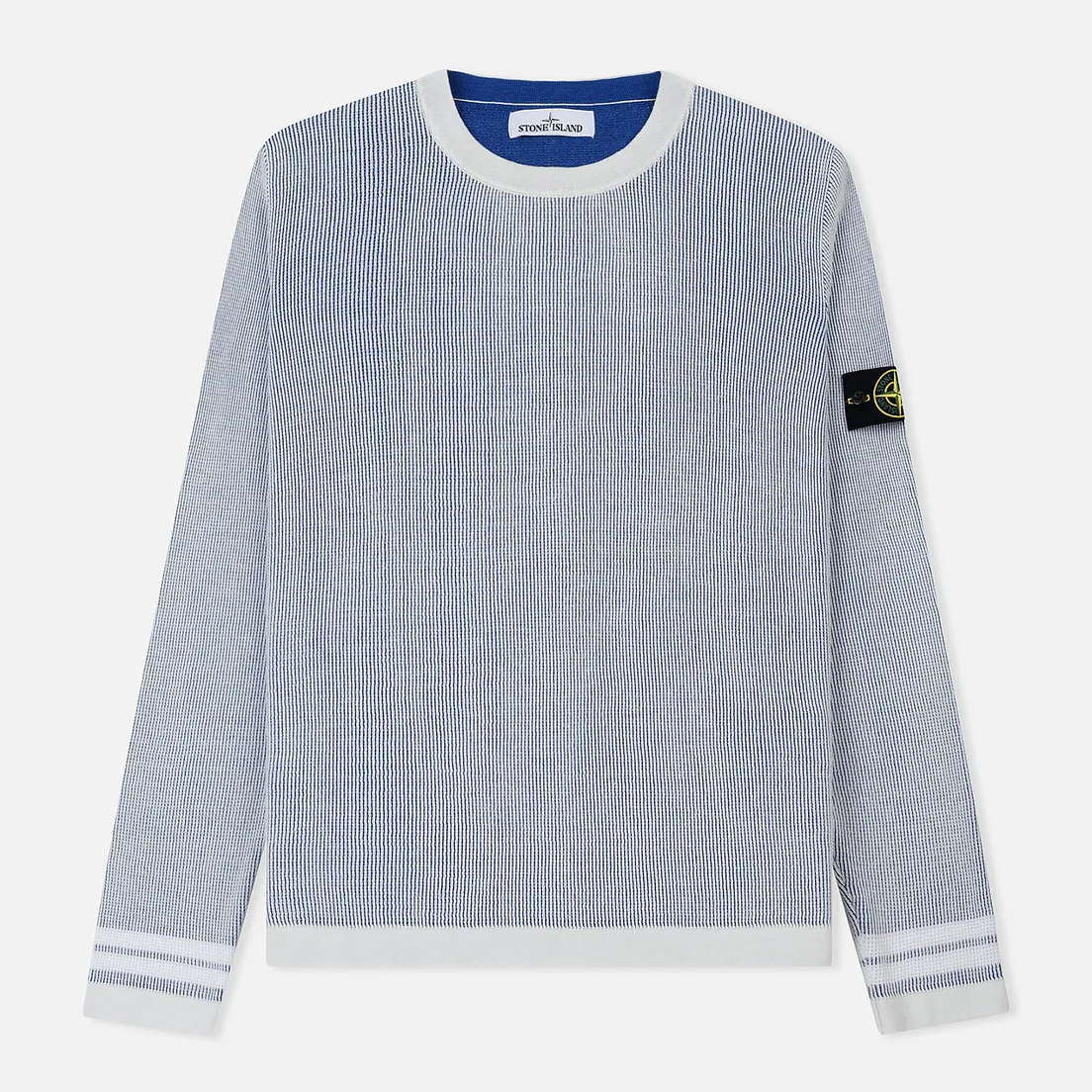 Stone Island Мужской свитер Bicolor Optical Ribbing Effect