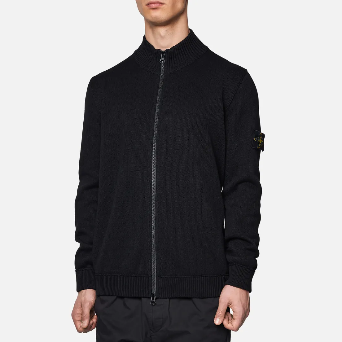 Stone Island Мужской свитер Cardigan Zip Terry Stitch