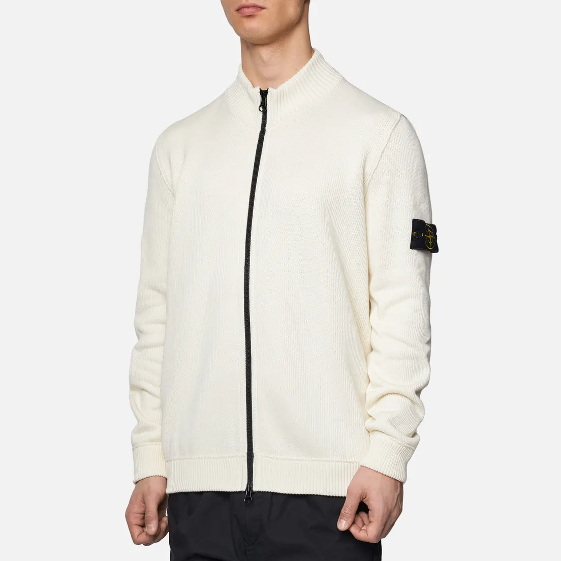 Stone Island Мужской свитер Cardigan Zip Terry Stitch