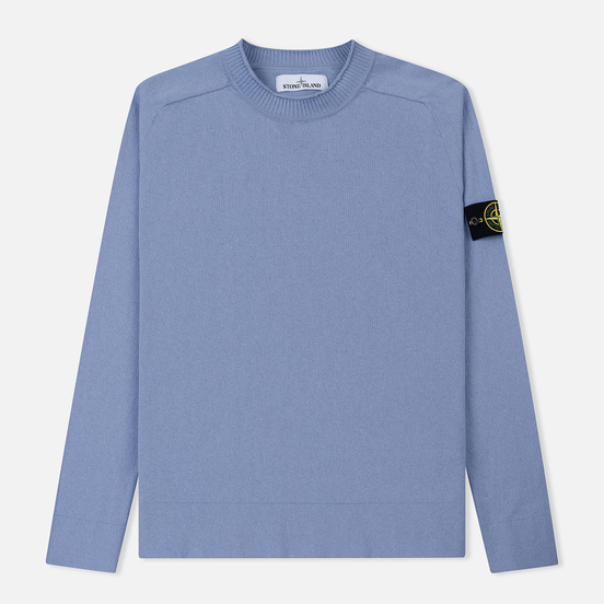 Мужской свитер Stone Island Classic Crew Neck Cotton Lavender