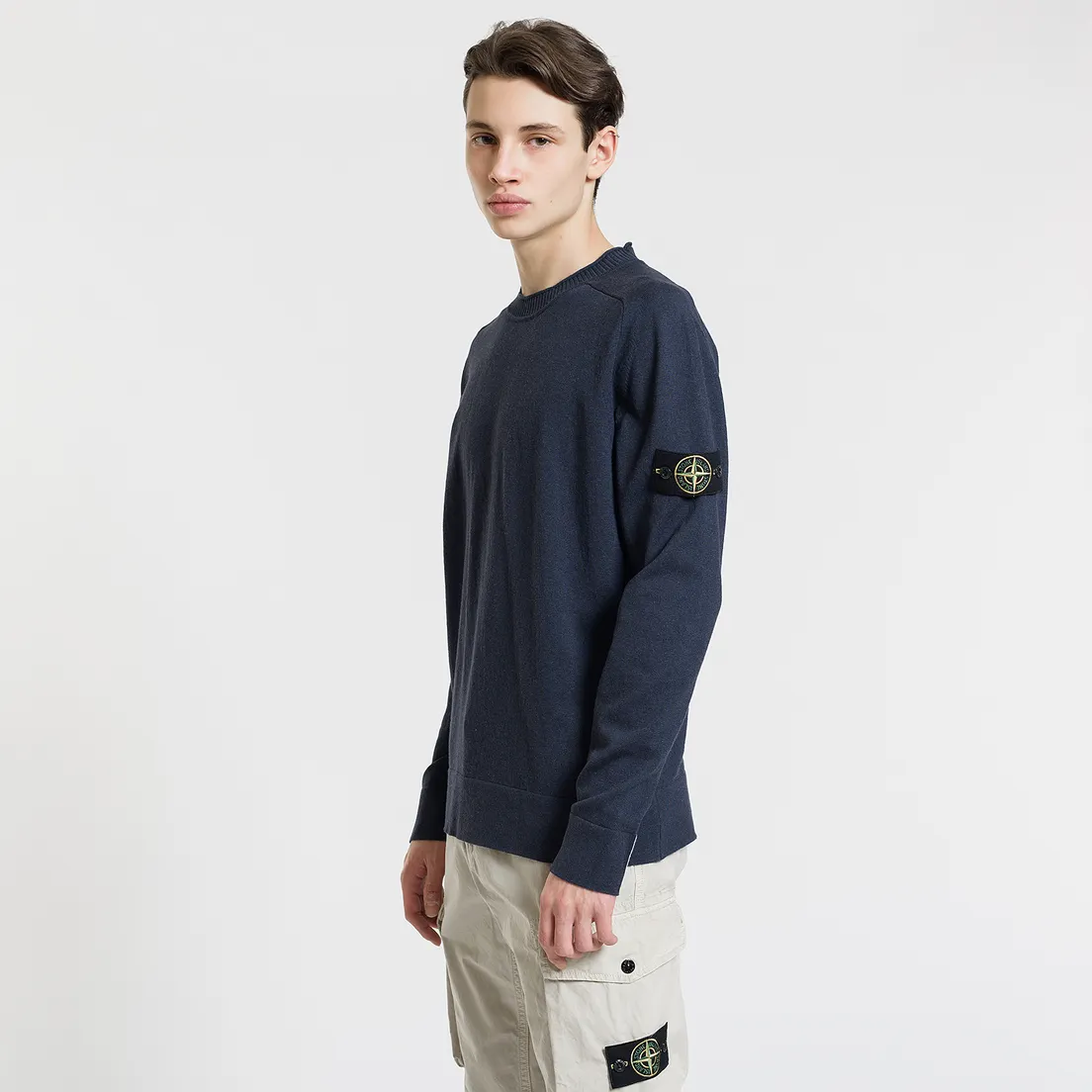 Stone Island Мужской свитер Classic Crew Neck Cotton