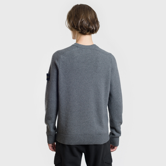 Мужской свитер Stone Island Classic Lightweight Wool Grey