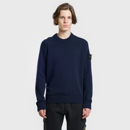 Мужской свитер Stone Island Classic Lightweight Wool Navy