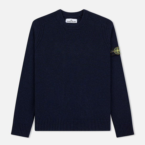 Мужской свитер Stone Island Classic Lightweight Wool Navy