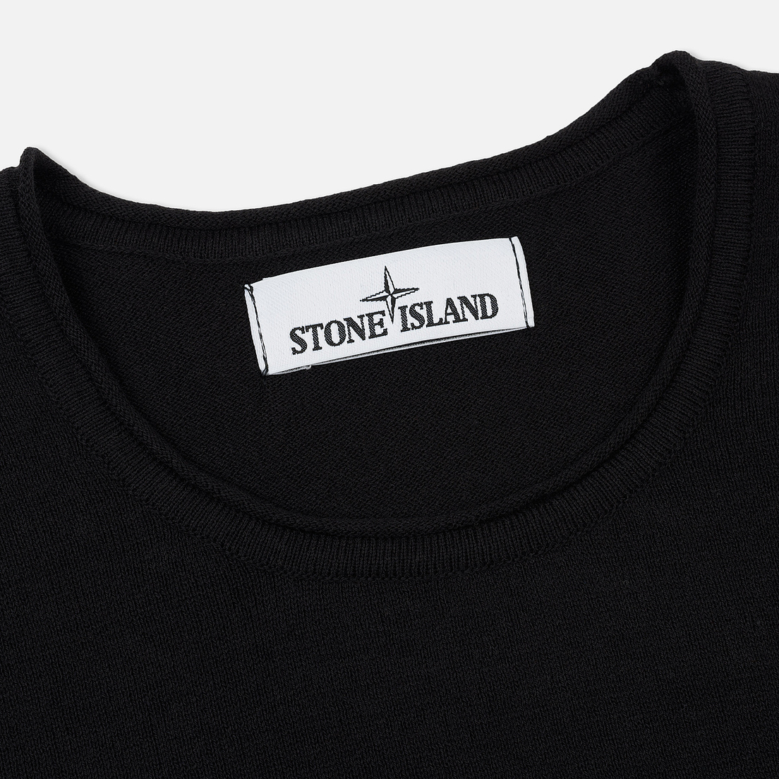 Stone Island Мужской свитер Crew Neck Knit Lightweight Cotton Crepe
