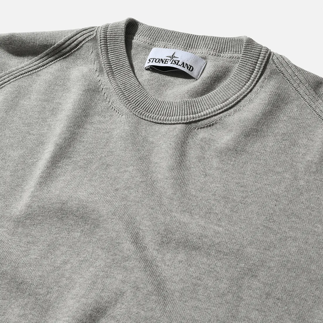 Stone Island Мужской свитер Crew Neck Smooth Cotton