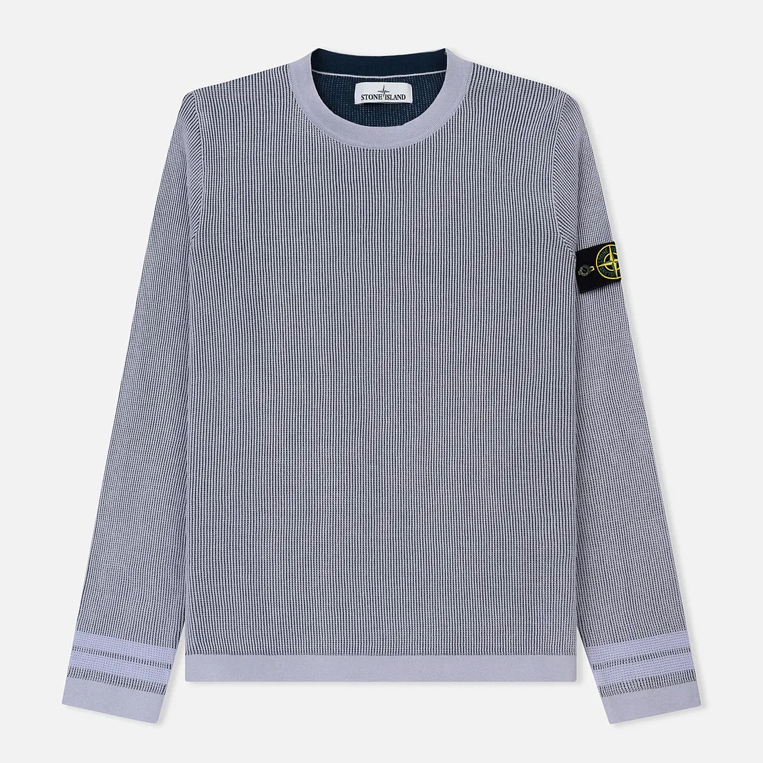 Stone Island Мужской свитер Crew Neck Two Different Coloured