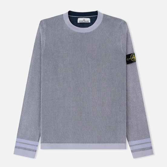 Мужской свитер Stone Island Crew Neck Two Different Coloured Lavender