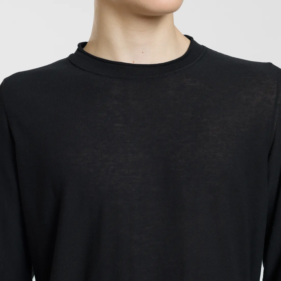 Stone Island Мужской свитер Crew Neck Ultra-Light Ultra-Fine Cotton