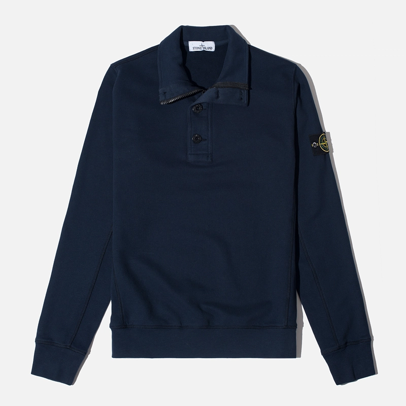 Stone Island Мужской свитер Double Button Zip