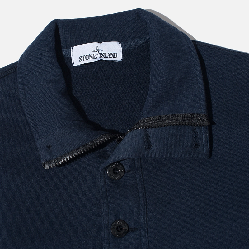 Stone Island Мужской свитер Double Button Zip