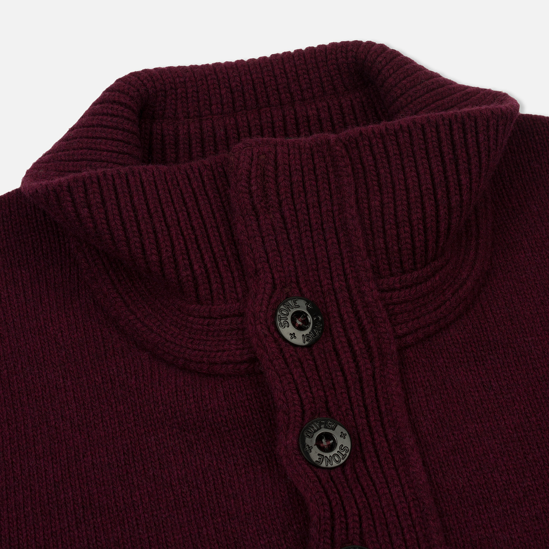 Stone Island Мужской свитер Double Button Zip Wool