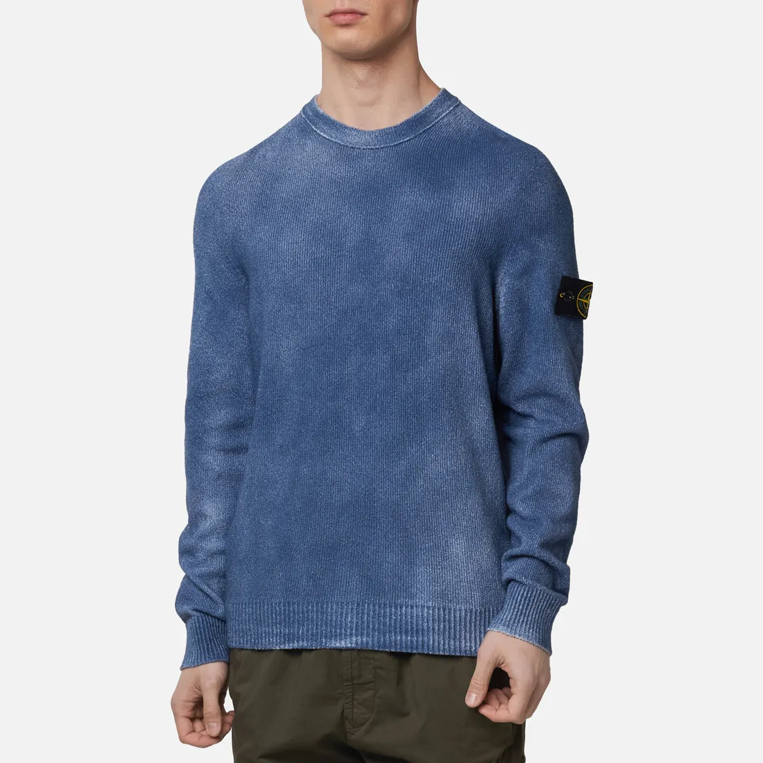 Stone Island Мужской свитер Hand Sprayed Treatment