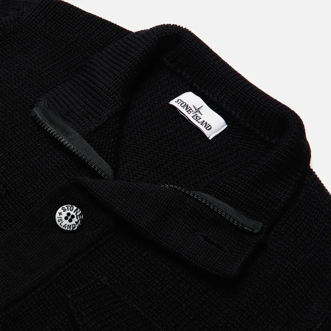 Stone Island Мужской свитер Heavy Cardigan Knit