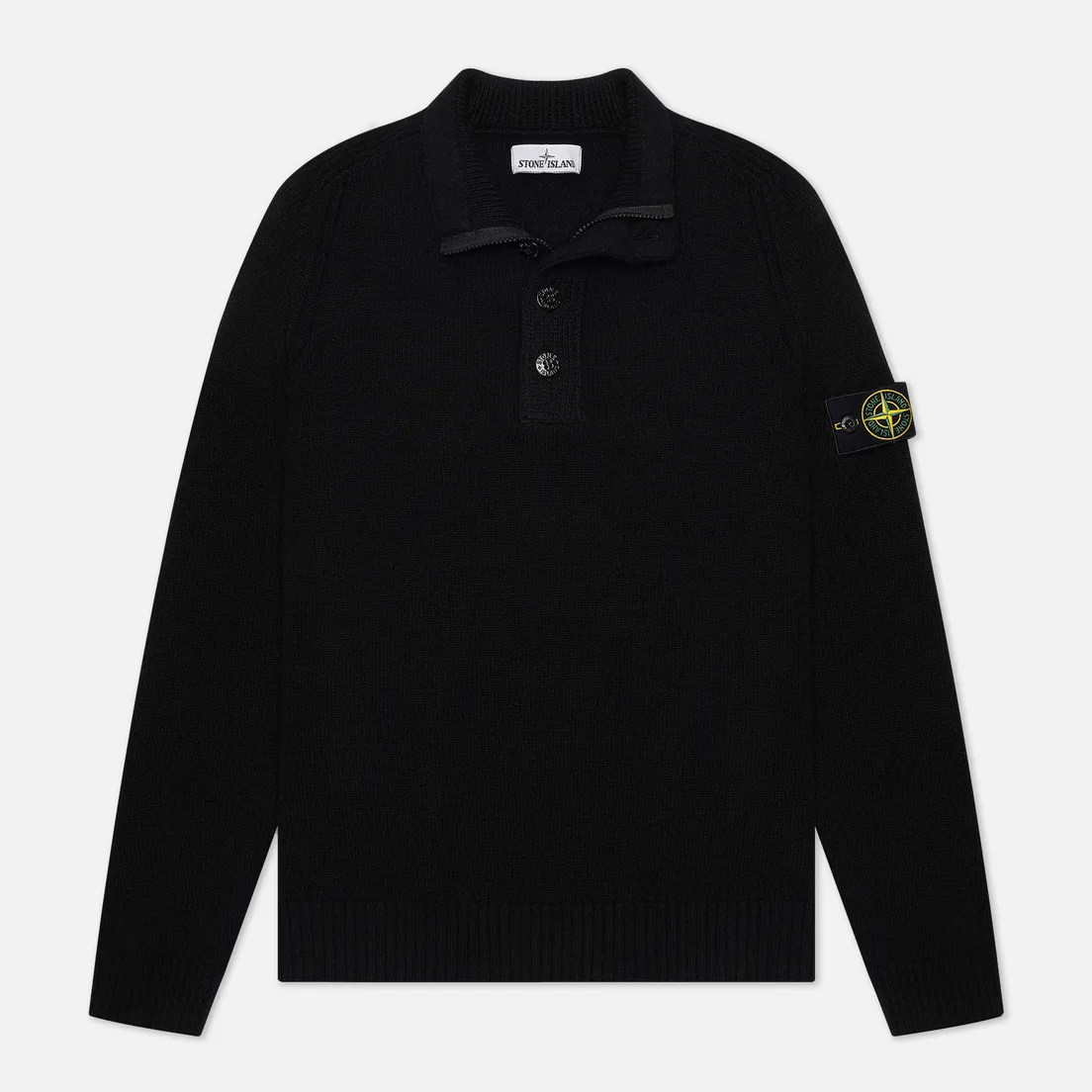 Stone Island Мужской свитер Lambswool High Neck Zip