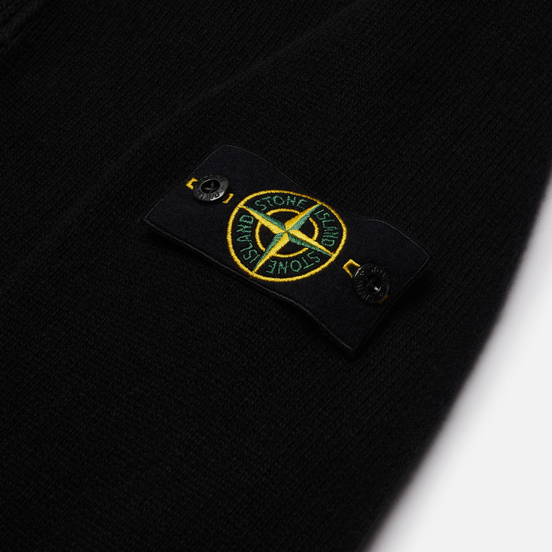 Мужской свитер Stone Island Lambswool High Neck Zip Black
