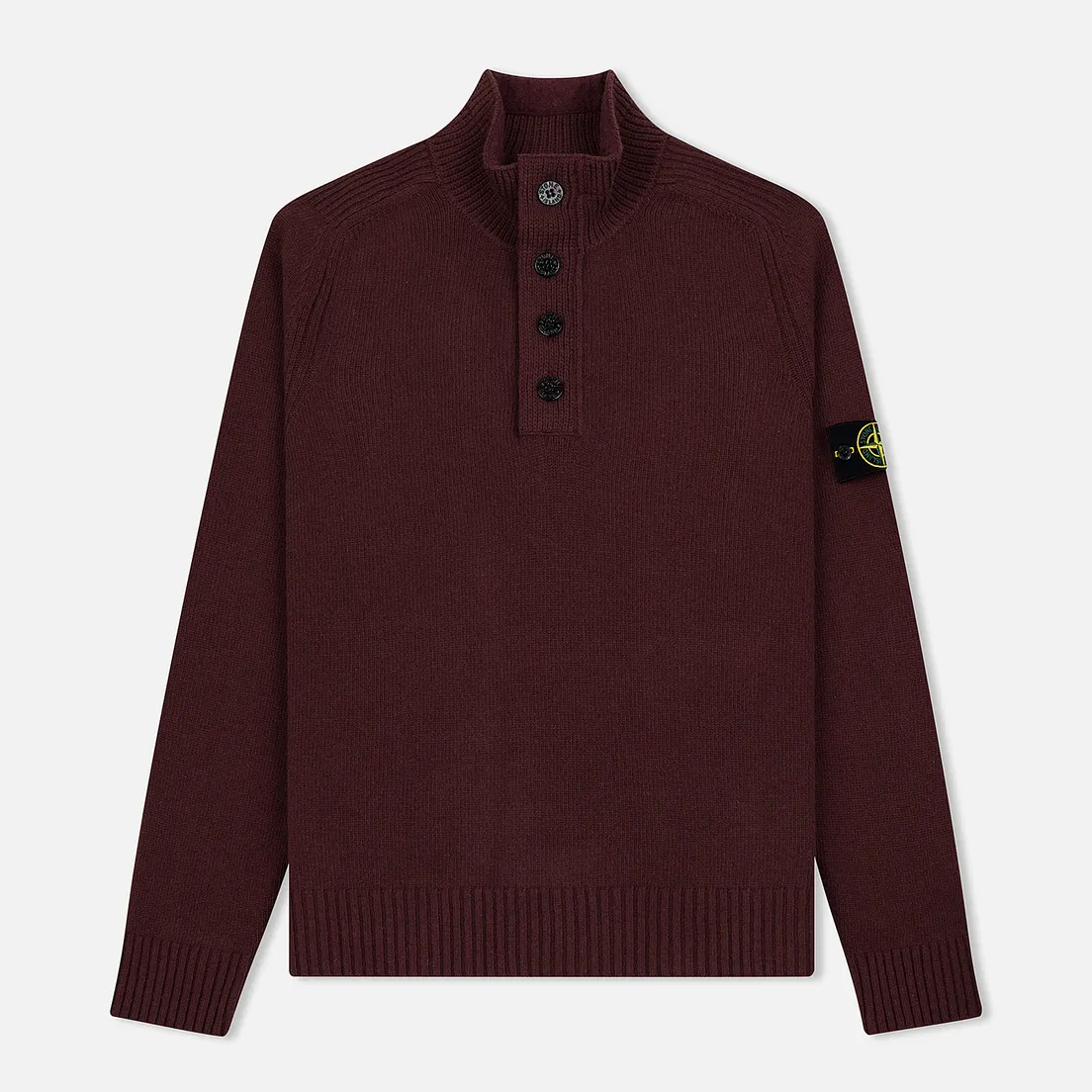 Stone Island Мужской свитер Lambswool High Neck Zip