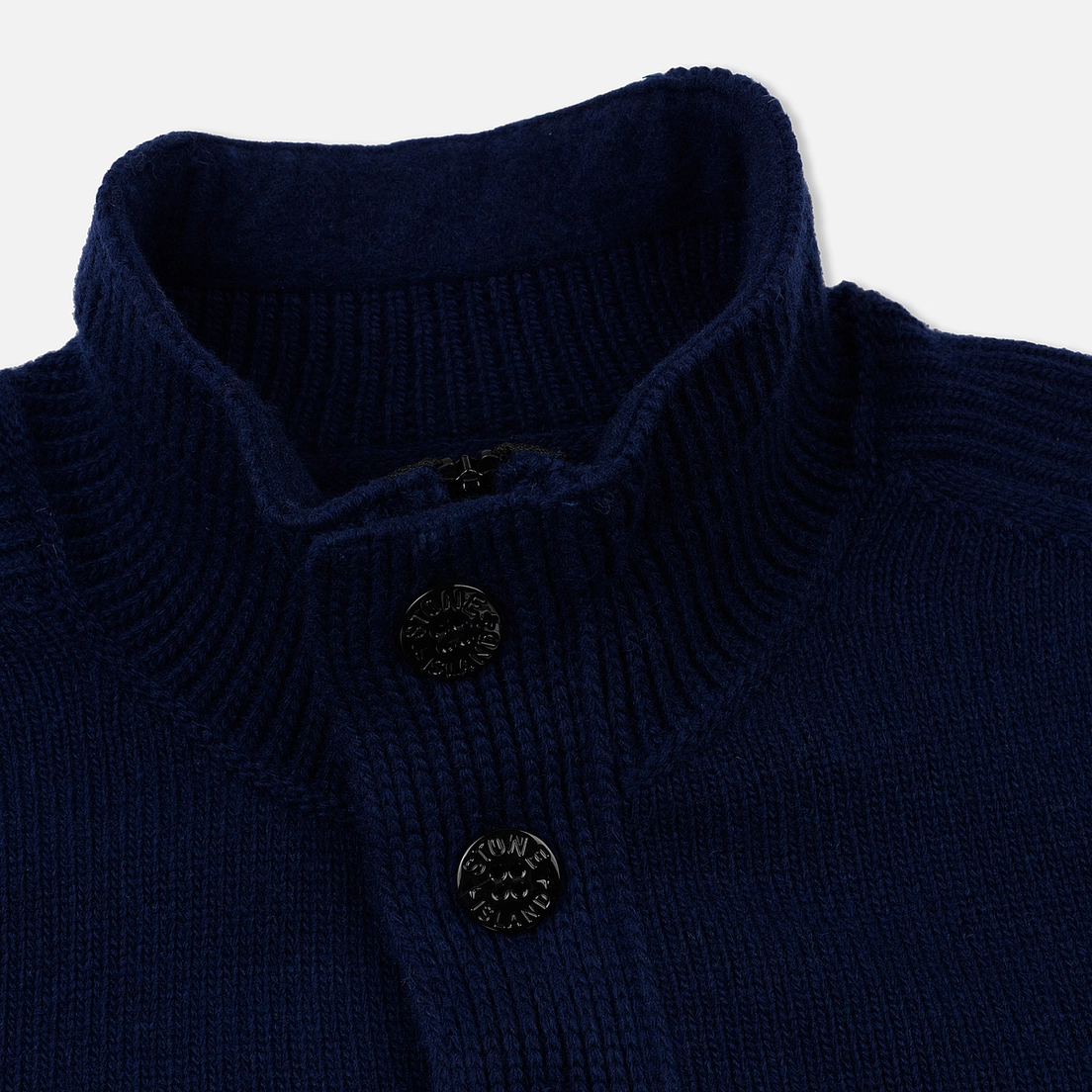 Stone Island Мужской свитер Lambswool High Neck Zip