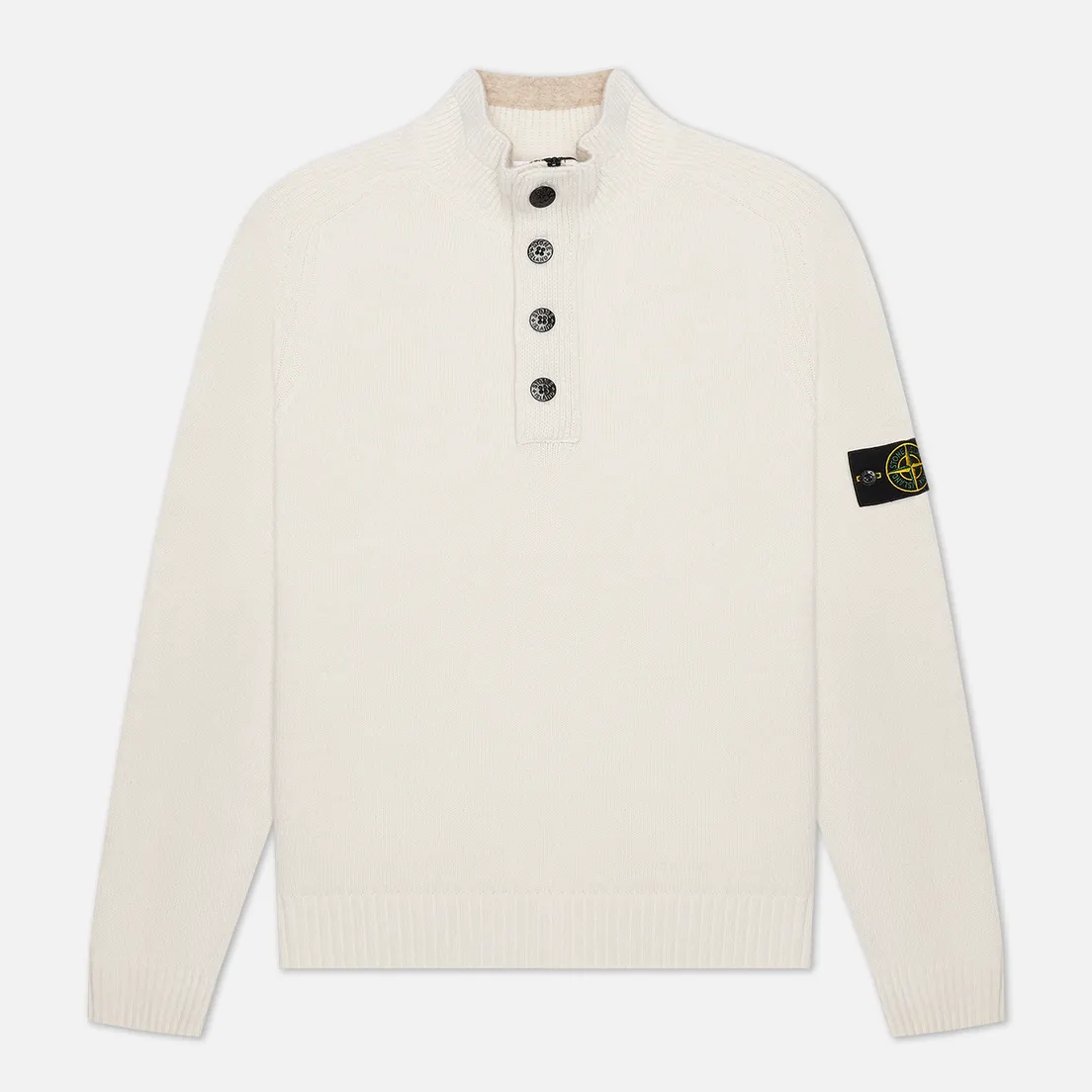 Stone Island Мужской свитер Lambswool High Neck Zip