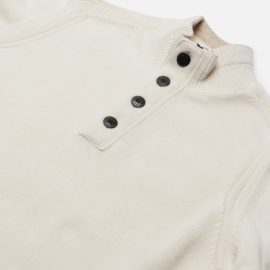 Stone Island Мужской свитер Lambswool High Neck Zip