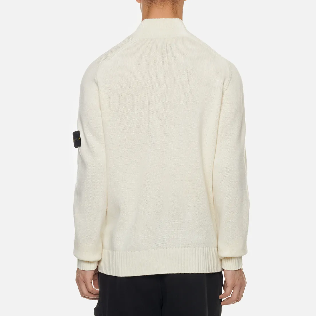 Stone Island Мужской свитер Lambswool High Neck Zip