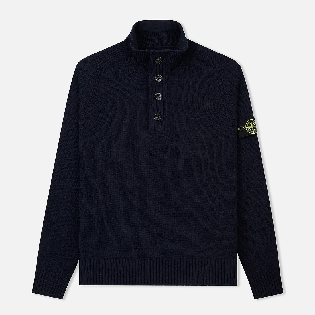 Stone Island Мужской свитер Lambswool High Neck Zip
