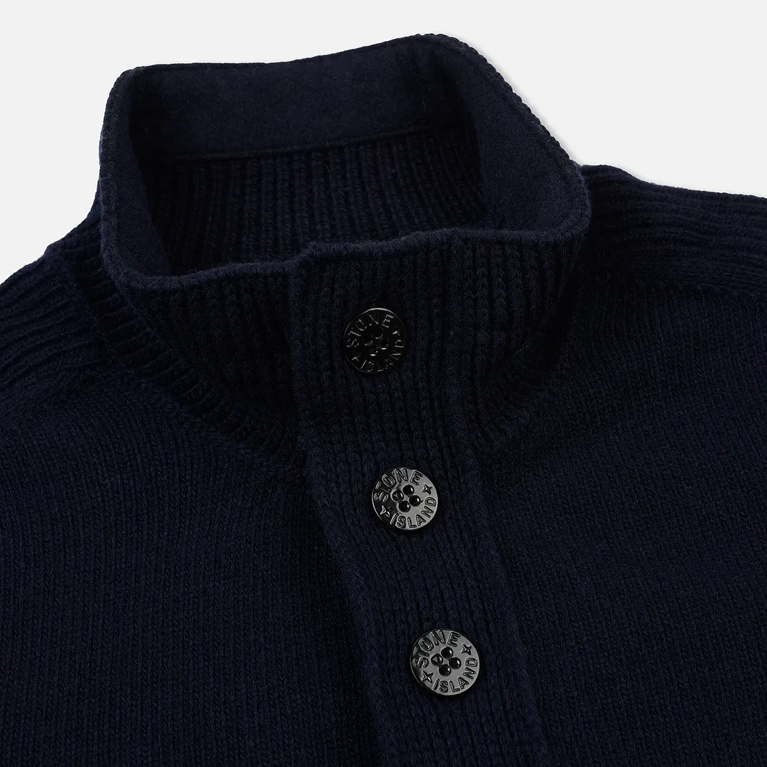 Stone Island Мужской свитер Lambswool High Neck Zip