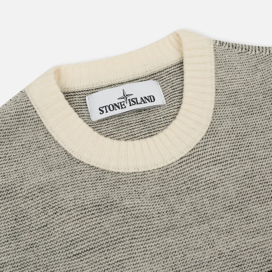 Stone Island Мужской свитер Monochrome Striped Faded