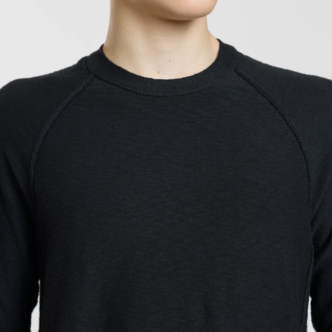 Stone Island Мужской свитер Ribbed Collar Horizontal Garment Dye
