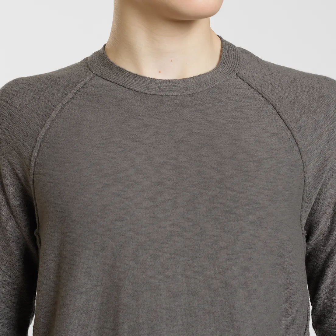 Stone Island Мужской свитер Ribbed Collar Horizontal Garment Dye
