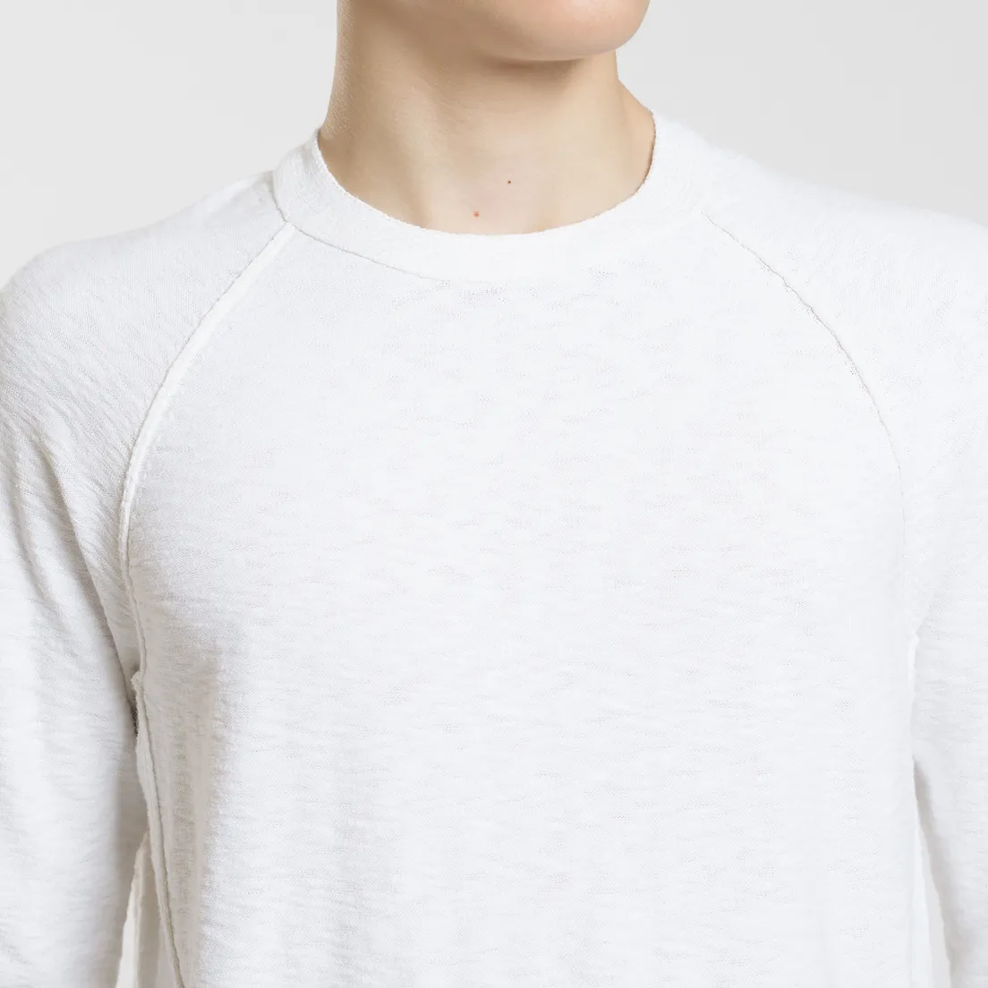 Stone Island Мужской свитер Ribbed Collar Horizontal Garment Dye