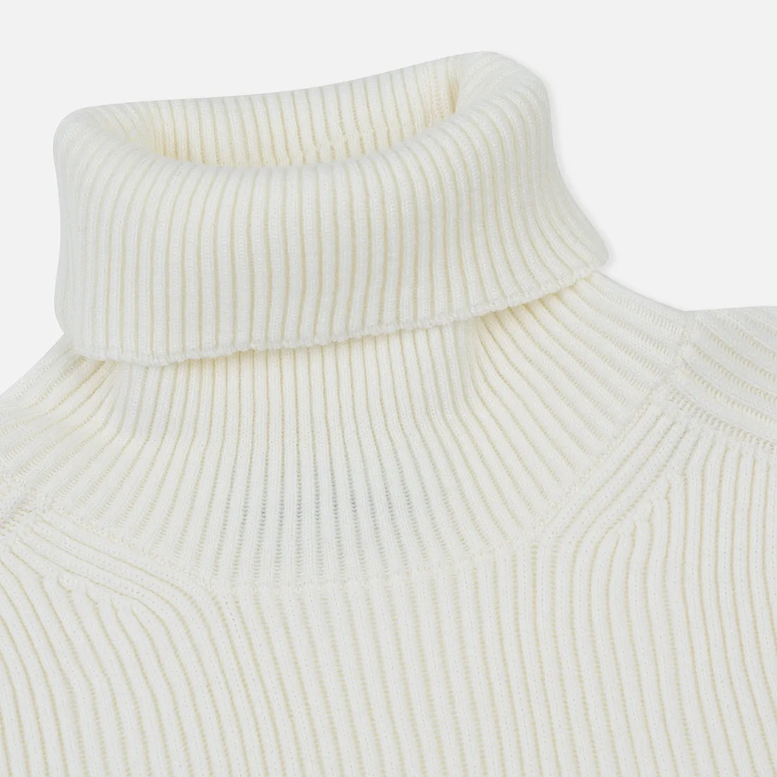 Stone Island Мужской свитер Ribbed Light Wool Roll Neck