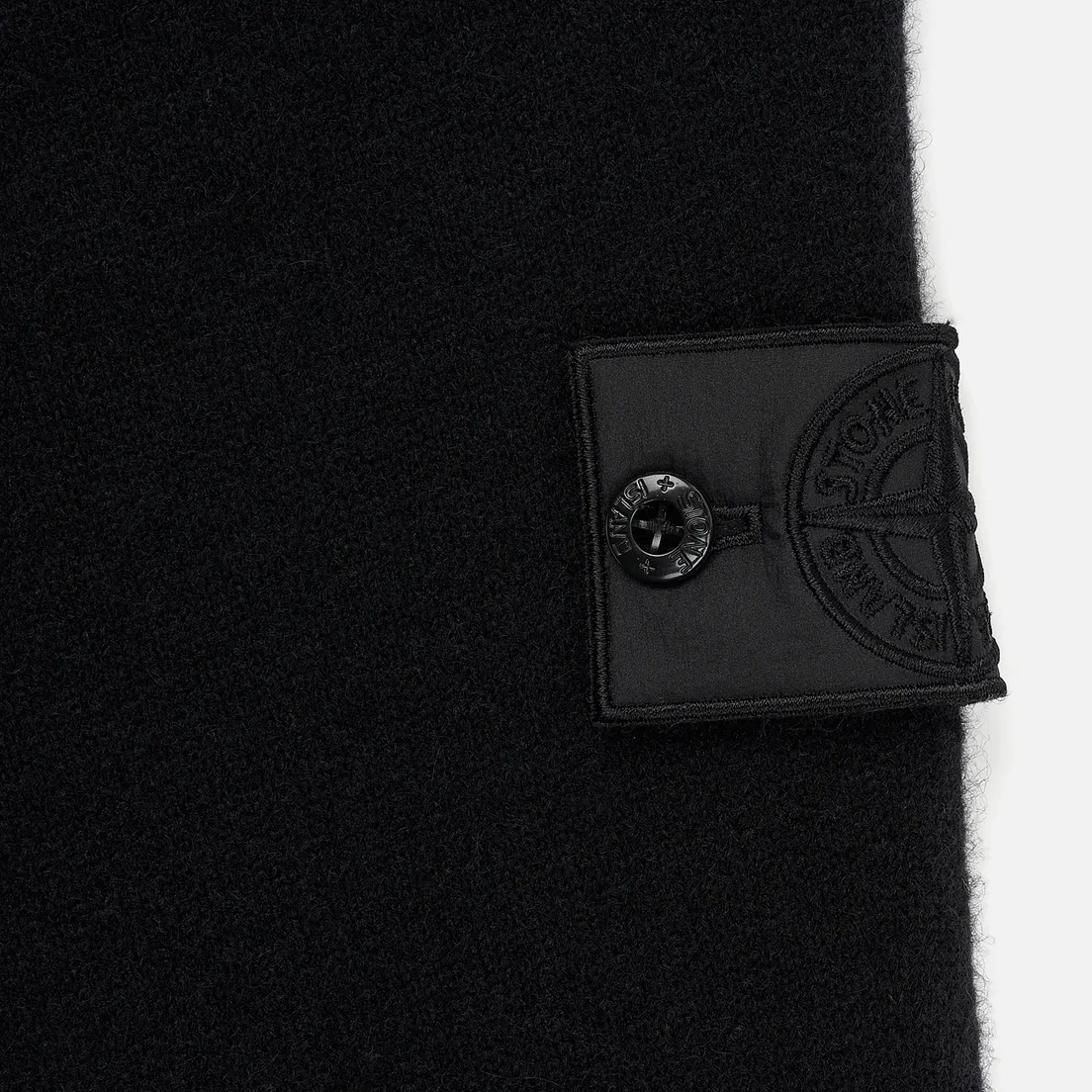 Stone Island Shadow Project Мужской свитер Bicolor Stretch Wool And Alpaca Blend